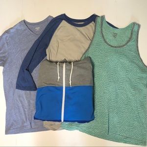 Mossimo tank top, half sleeve, t-shirt and zip up
